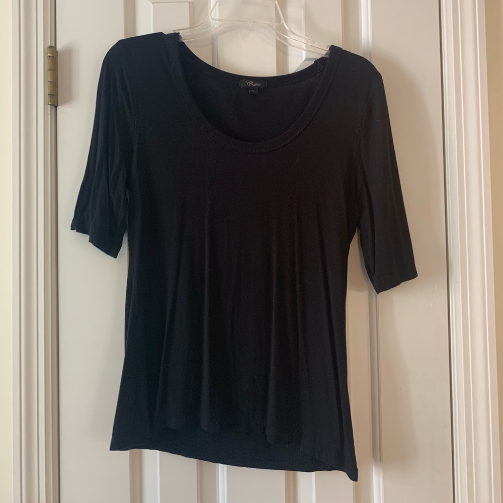 Stretchy Black Top